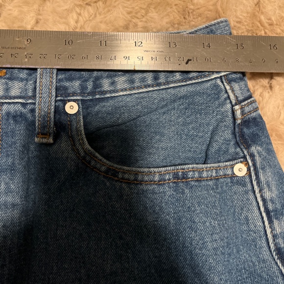 Madewell Momjean Short in Streamside Wash 29 DM6592 - Picture 8 of 10